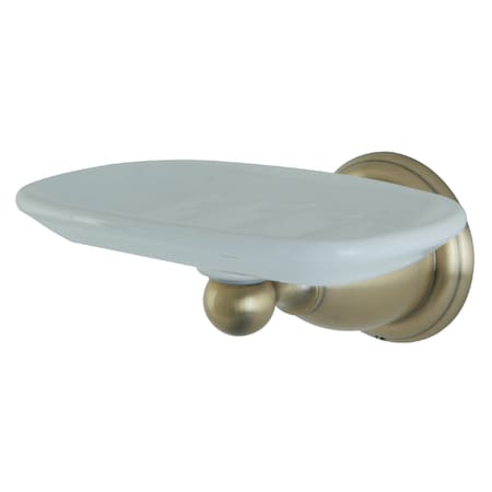 Kingston Brass Heritage Wall-Mount Soap Dish, Antique Brass BA1755AB